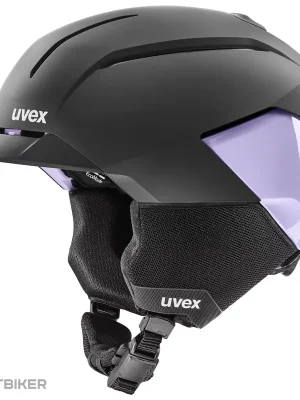 Finální Výprodej uvex levitate MIPS helma, black/lavender matt
