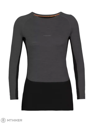 Speciální Cena icebreaker 200 ZoneKnit™ Merino Thermal dámské triko, Jet heather/black