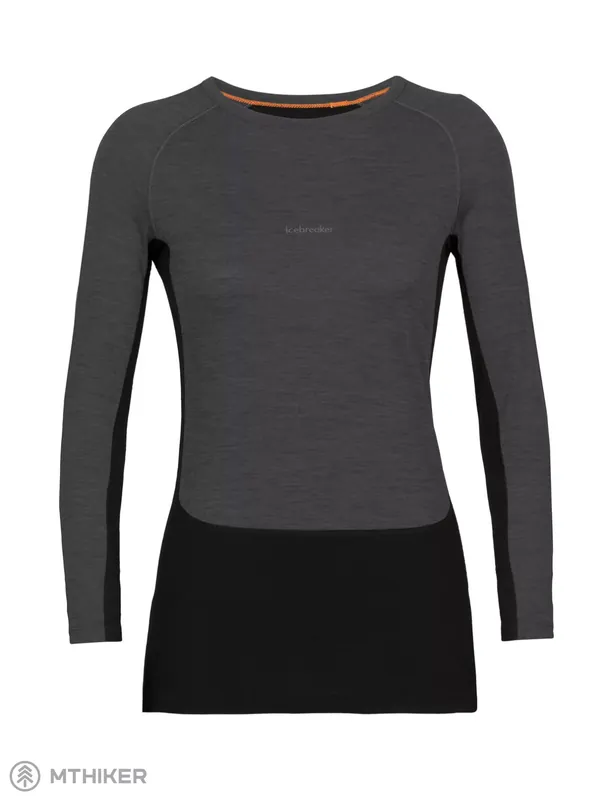 Speciální Cena icebreaker 200 ZoneKnit™ Merino Thermal dámské triko, Jet heather/black