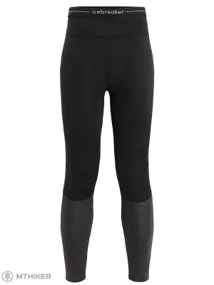 icebreaker 125 ZoneKnit™ Merino Thermal dámské legíny, Black/Jet Heather Sleva