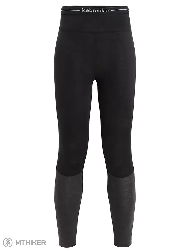 icebreaker 125 ZoneKnit™ Merino Thermal dámské legíny, Black/Jet Heather Sleva