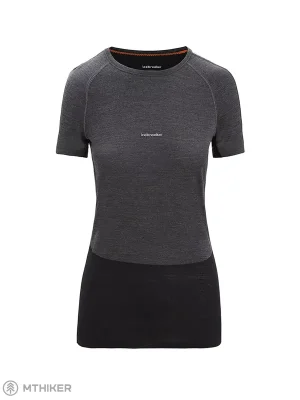 icebreaker 125 ZoneKnit™ Merino Blend dámské triko, Jet Heather/Black Cenově Výhodný