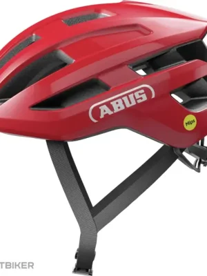 Značkový ABUS PowerDome MIPS přilba, blaze red