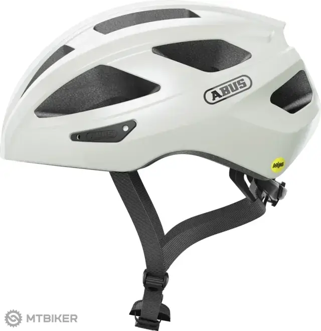 Oblíbený ABUS Macator MIPS přilba, pearl white