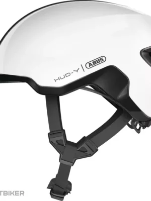 ABUS HUD-Y přilba, shiny white Autentický
