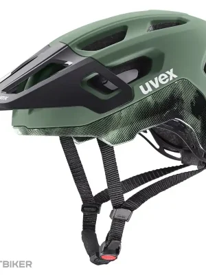 Expresní Doručení uvex react MIPS helma, moss green/black matt