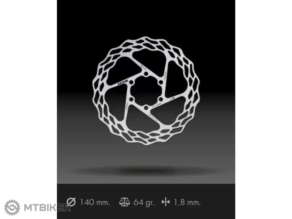 Galfer Road Disc Wave brzdový kotouč, 140 mm, 6-děr Vysoce Kvalitní