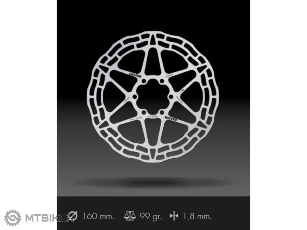 Galfer Trial Disc Wave brzdový kotouč, 160 mm, 6-děr Objednat Nyní