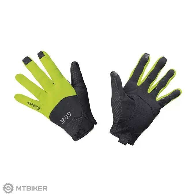 GOREWEAR C5 GTX I rukavice, černá/neon žlutá Autentický