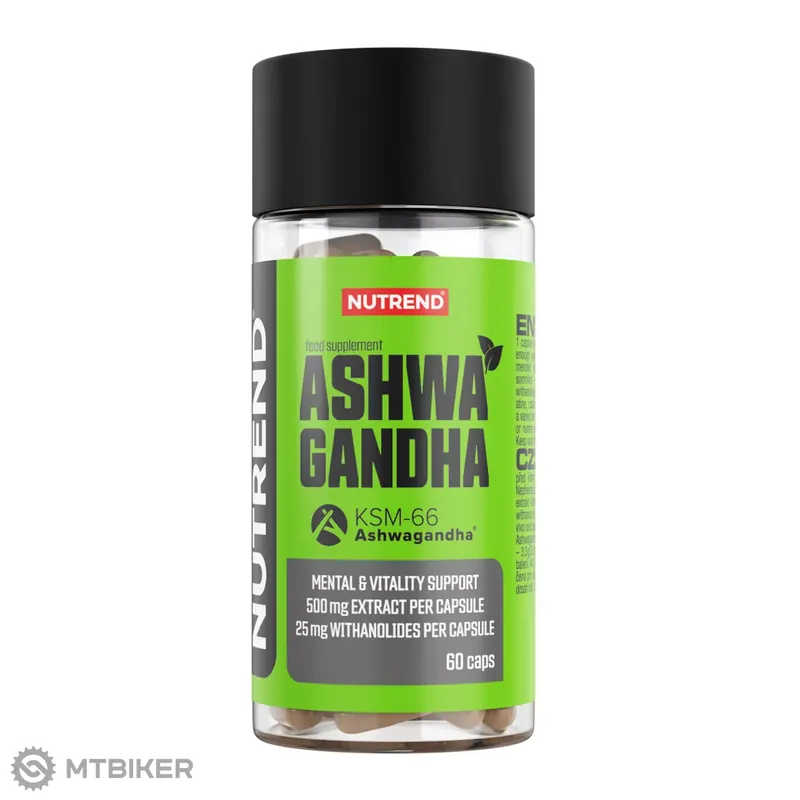 Horká Nabídka NUTREND ASHWAGANDHA, 60 kapslí