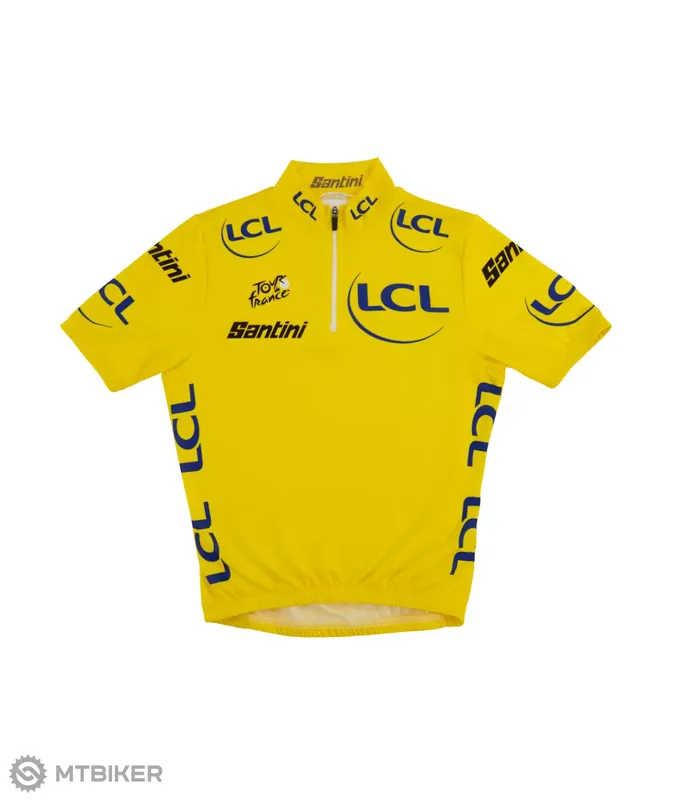 Santini TDF Leader dětský dres, žlutá Sleva