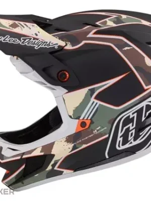 Dokud Zásoby Vydrží Troy Lee Designs D4 COMPOSITE MIPS helma, matrix camo army green