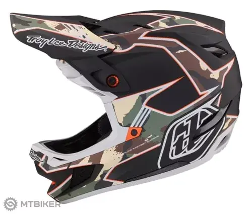 Dokud Zásoby Vydrží Troy Lee Designs D4 COMPOSITE MIPS helma, matrix camo army green