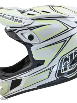 Časově Omezené Troy Lee Designs D4 COMPOSITE MIPS přilba, pinned light gray