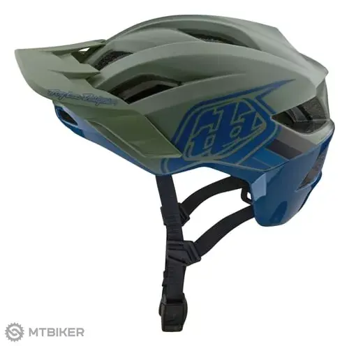Troy Lee Designs Flowline SE MIPS helma, badge olive/indigo Expresní Doručení