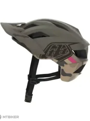 Troy Lee Designs Flowline SE MIPS přilba, badge tarmac/oak Koupit Online