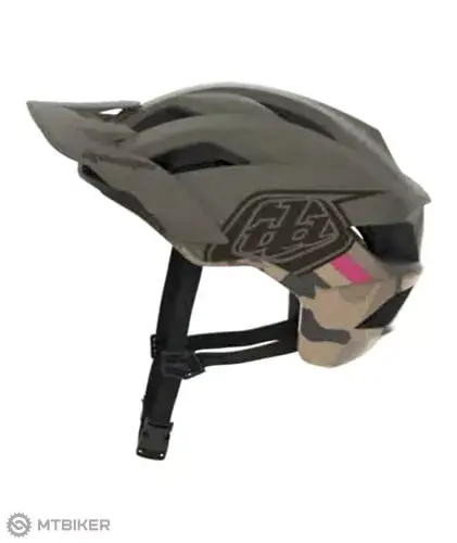 Troy Lee Designs Flowline SE MIPS přilba, badge tarmac/oak Koupit Online