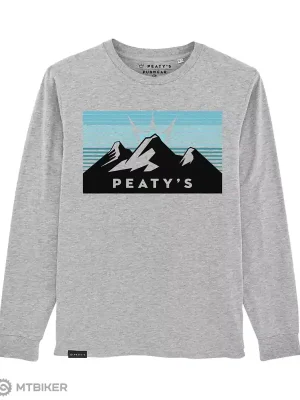 Zlevněný Peaty‘s PUBWEAR mikina, 3 peaks sunrise/heather grey