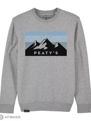 Peaty‘s PUBWEAR mikina, 3 peaks sunrise/heather grey Poslední Šance