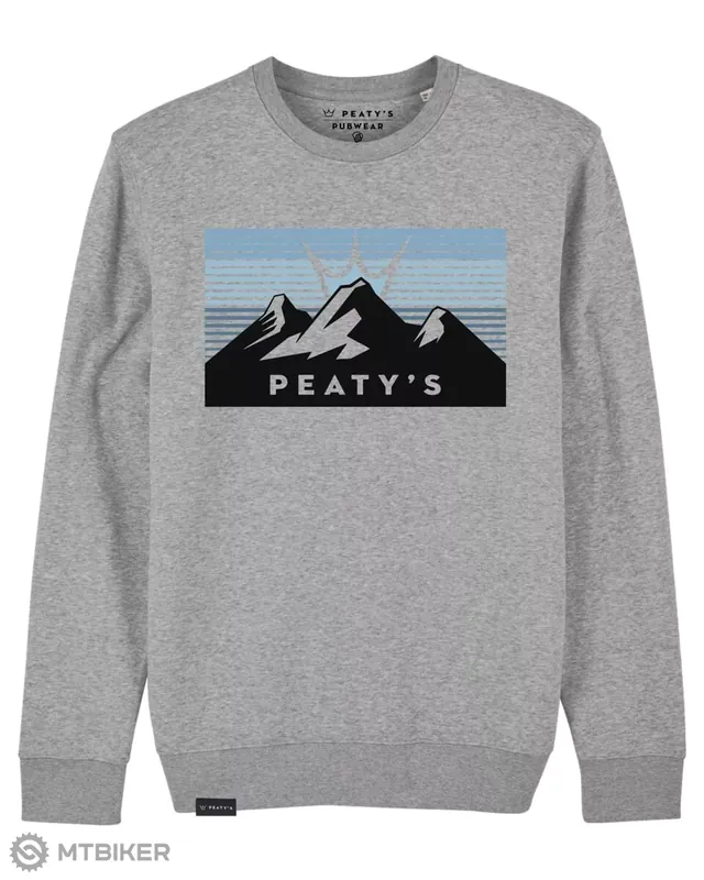 Peaty‘s PUBWEAR mikina, 3 peaks sunrise/heather grey Poslední Šance