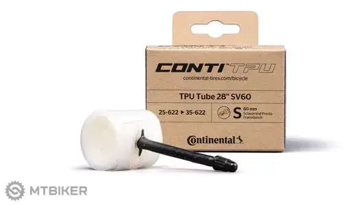 Continental TPU 622 x 25 - 35C duše, galuskový ventil 60 mm Nejlepší Cena