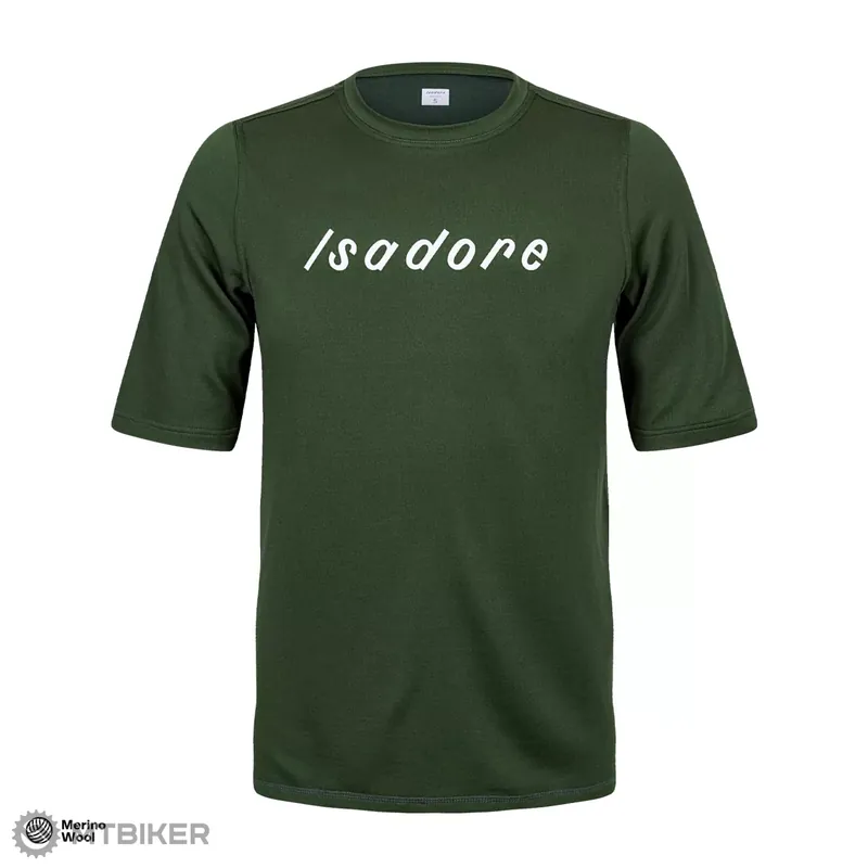 Isadore Merino After Ride triko, kombu green Expresní Doručení