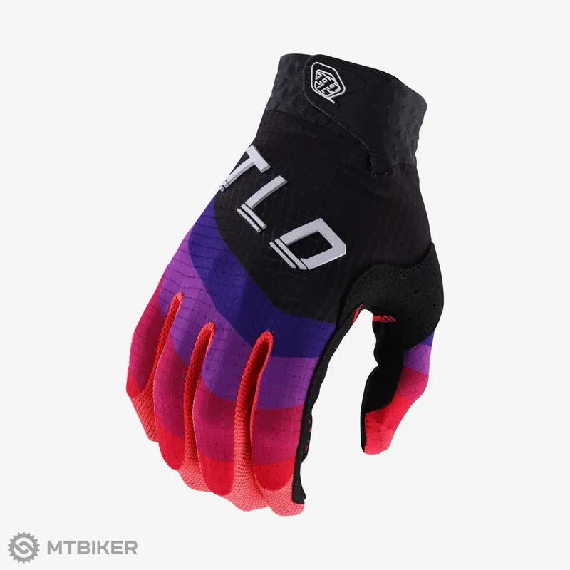 Troy Lee Designs Air rukavice, reverb black/glo red Přímo Od Výrobce