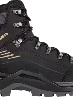 LOWA RENEGADE EVO GTX MID boty, black/dune Finální Výprodej