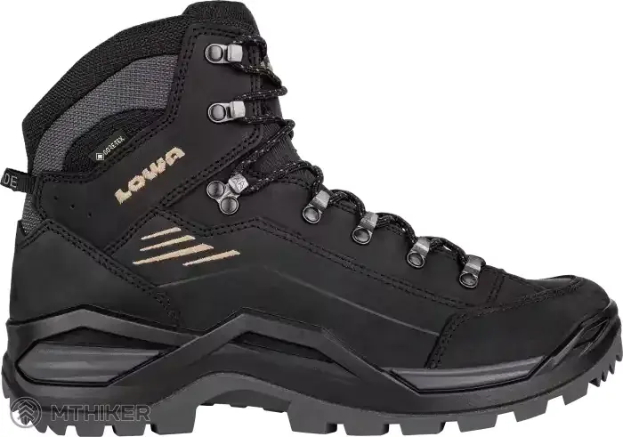 LOWA RENEGADE EVO GTX MID boty, black/dune Finální Výprodej