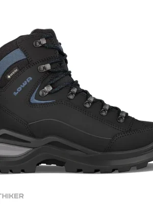 Jen Po Omezenou Doba LOWA Renegade Evo GTX Mid dámské boty, black/blue