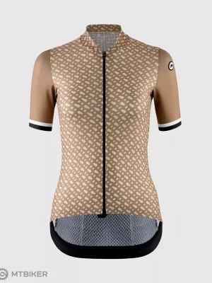 Zlevněný ASSOS BOSS UMA GT S11 Monogram dámský dres, camel