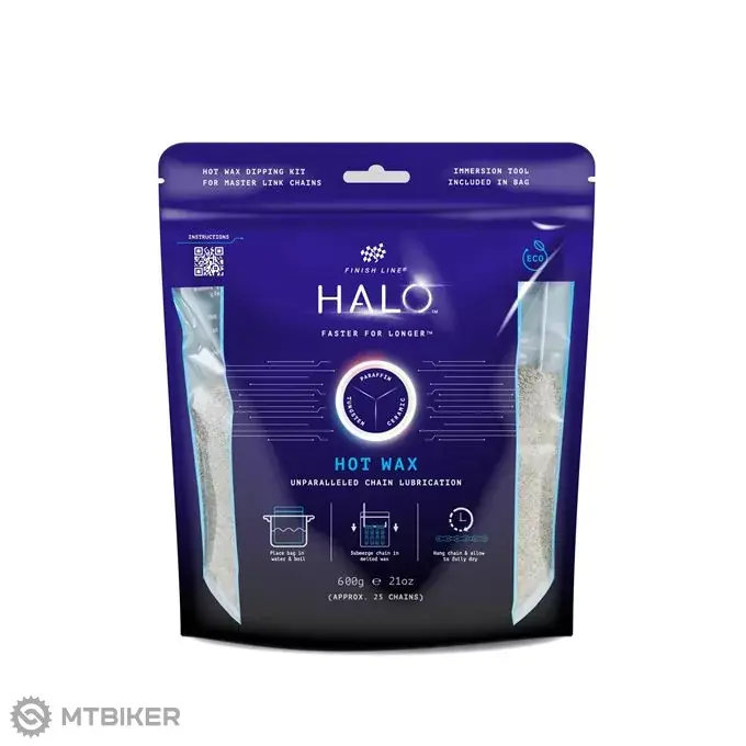 Finish Line HALO HOT WAX Lubricant Granular Double varná taška s voskem na řetěz, 600 g Koupit Online