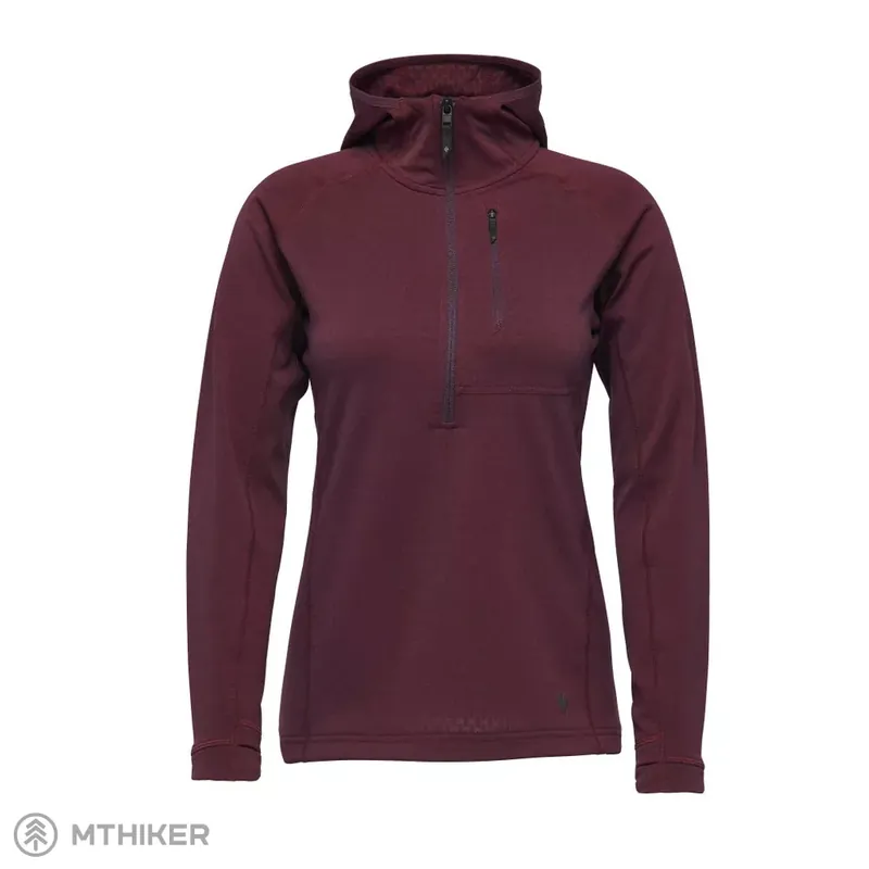 Finální Výprodej Black Diamond COEFFICIENT QZ HOODY dámská mikina, blackberry