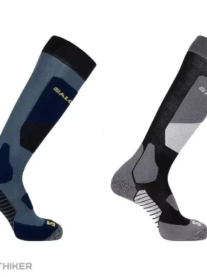 Akce Salomon S/Access podkolenky, 2 páry, black/copen blue