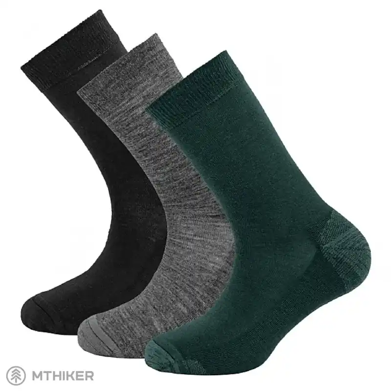 Devold Daily Merino Medium ponožky, 3 páry, woods mix Značkový
