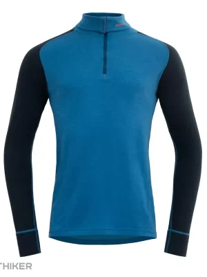 Devold Duo Active Merino 205 Zip Neck tričko, blue/ink Novinka