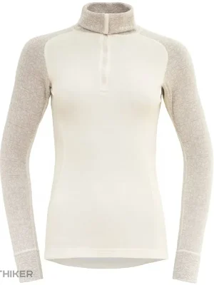 Omezená Nabídka Devold Duo Active Merino 205 Z.Neck dámské tričko, raw white