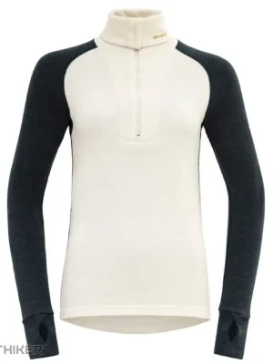 Časově Omezené Devold Expedition Merino Silk Zip dámské triko, ink/offwhite