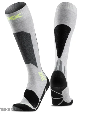 X-BIONIC Ski Discover OTC podkolenky, rhino grey/canary Jen Po Omezenou Doba