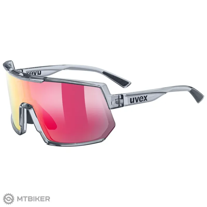 uvex sportstyle 235 brýle, smoke trans./mirror red Akční Nabídka