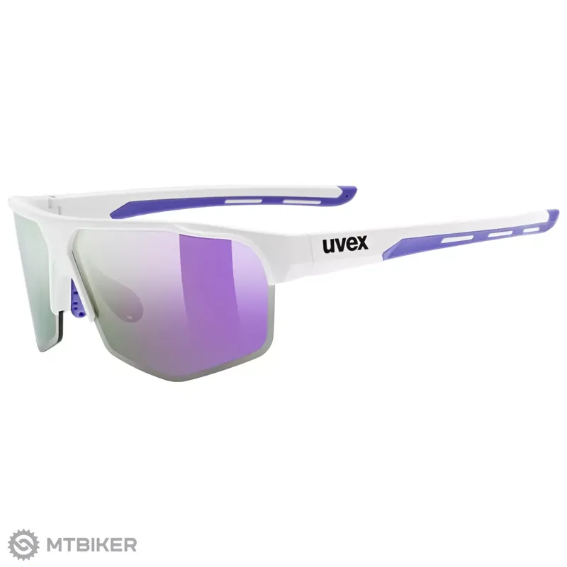 uvex axos set brýle, white matt/mirror purple Značkový