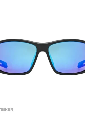 Zlevněný uvex Sportstyle 806 brýle, black matt/mirror blue
