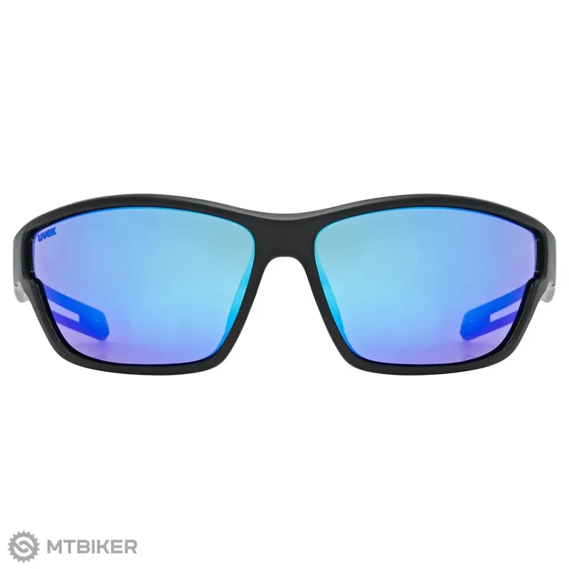 Zlevněný uvex Sportstyle 806 brýle, black matt/mirror blue