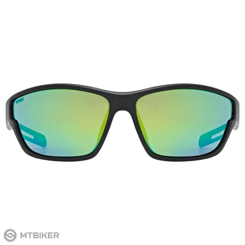 uvex Sportstyle 806 brýle, black matt/mirror green Vrácení Zdarma