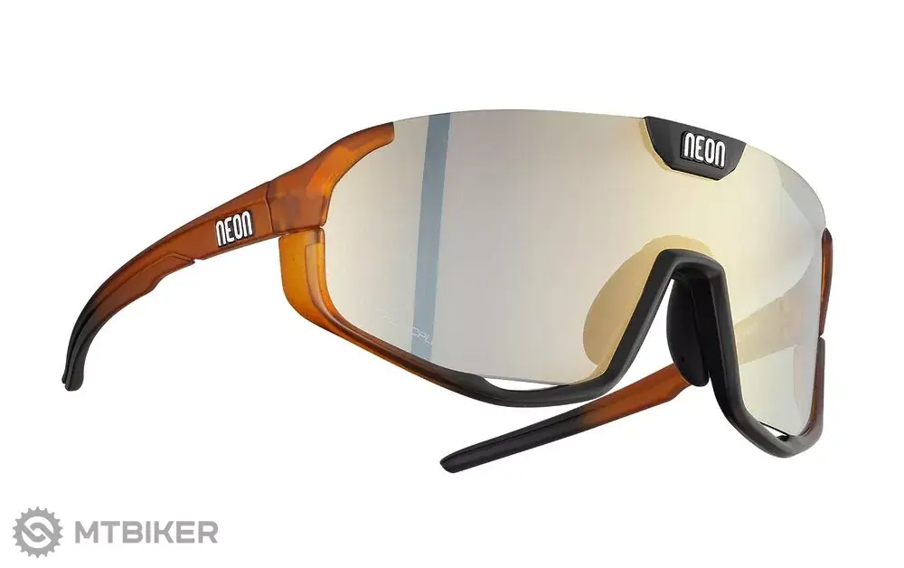 Horká Nabídka Neon CANYON brýle, CRYSTAL CARAMEL BLACK MATT/MIRROR BRONZE CAT 3
