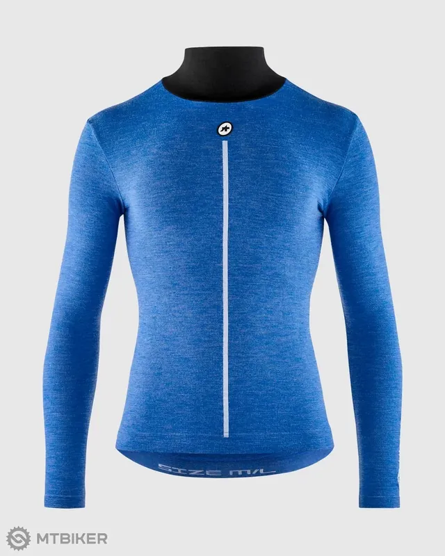 Výhodná Nabídka ASSOS Ultraz Winter LS Skin Layer P1 tričko, calypso blue