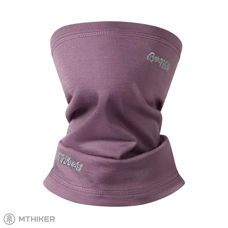 Bergans Wool Warmer dětský nákrčník, dark ruby purple Víkendová Akce