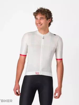 Castelli ESPRESSO 50Y dres, bílá Nová Kolekce