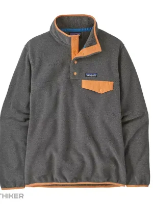 Vrácení Zdarma Patagonia Lightweight Synchilla® Snap-T dámská mikina, nickel w/vivid apricot