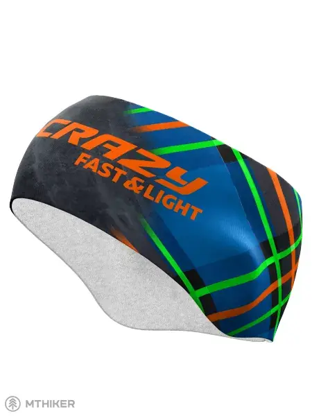 Crazy Band Fast Cut Thermo čelenka, print oranžová fluo scottish Výhodná Nabídka